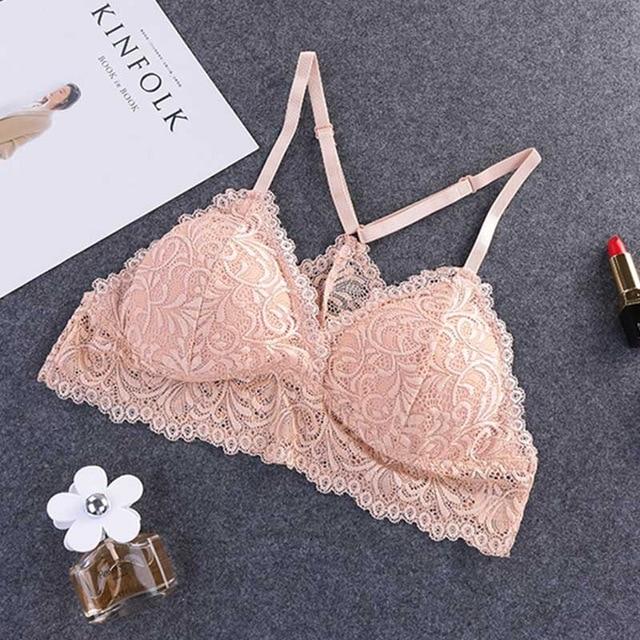 Bralette nylon et dentelle-Velonjara-Secret