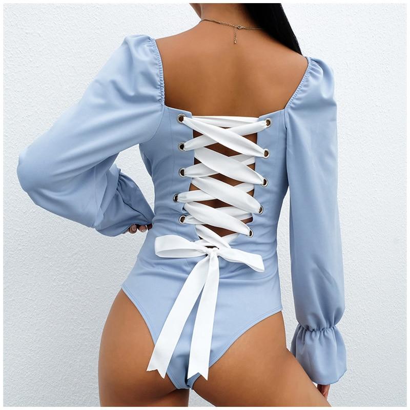 Body manches longues dentelle-Velonjara-Secret